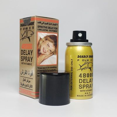 हर्बल घातक शार्क 48000 विलंब स्प्रे 40ml विटामिन ई के साथ शक्तिशाली
